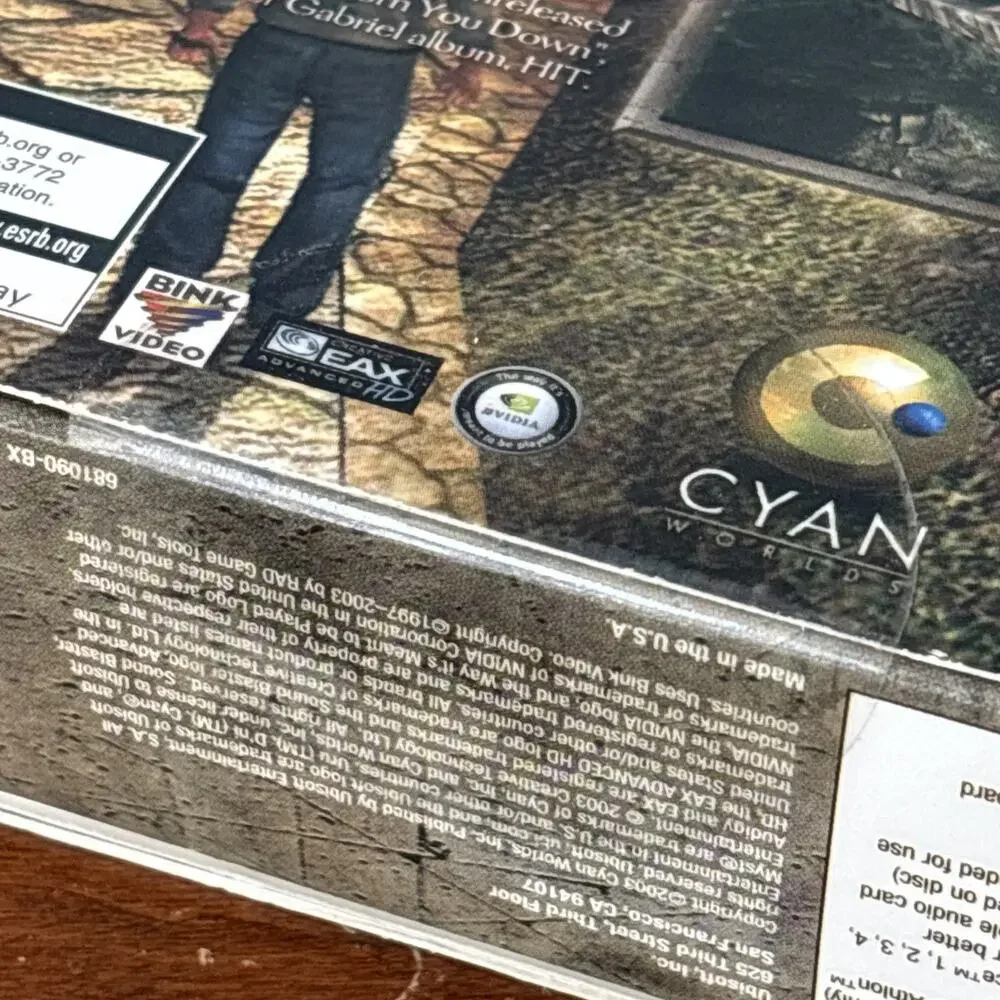 Uru: Ages Beyond Myst (PC, 2003) BRAND NEW FACTORY SEALED BIG BOX
